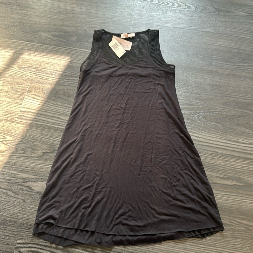 NWT🍍PHILOSOPHY NETTED TANK DRESS🍍SZ SMALL🍍pit to pit 15”🍍LENGTH 34”🍍